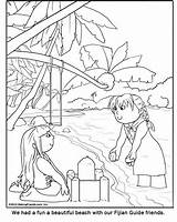 Girl Fiji Coloring Pages Fijian Guide Scout Guides Printable Brownie Thinking Makingfriends Law Scouts Colouring Celebration Daisy Sheets Flag International sketch template