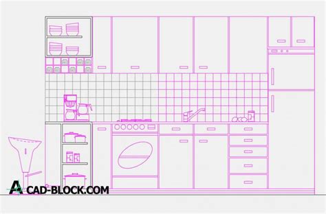 Cad Kitchen Layout Dwg Free Cad Blocks