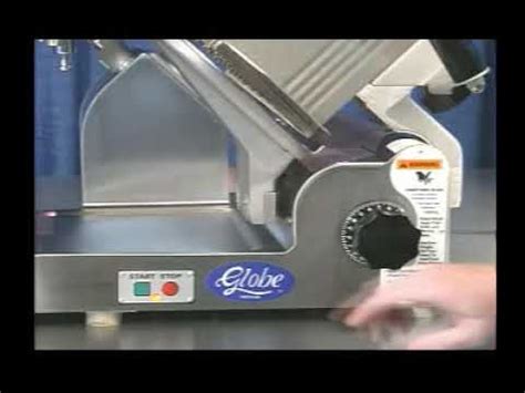 globe manual slicer training part  youtube