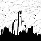 Criminal Finger Drawing City Flipping Bird Wunc Pittsburgh Middle Episode Getdrawings Skyline Artwork Silhouette sketch template