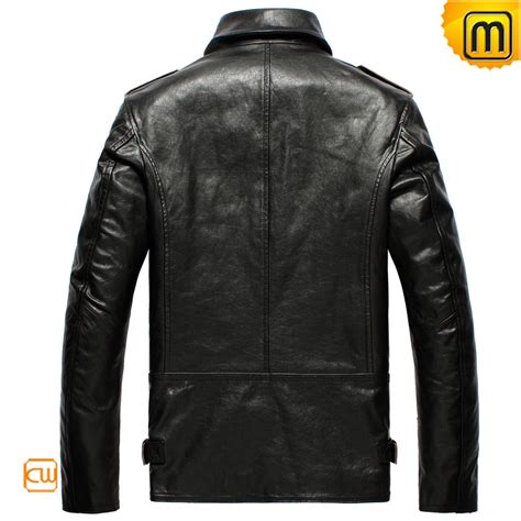 Designer Leather Biker Jacket For Men Cw850337