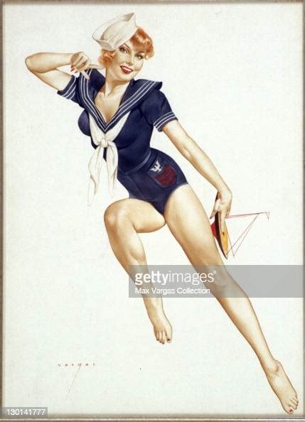 circa 1940 s pin up art by alberto vargas titled sailor girl circa