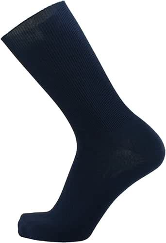 Sok Mens Thin Loose Cuff Socks 5 Pairs Non Binding
