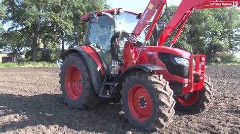 test comparatif kubota  tracteur avec chargeur youtube