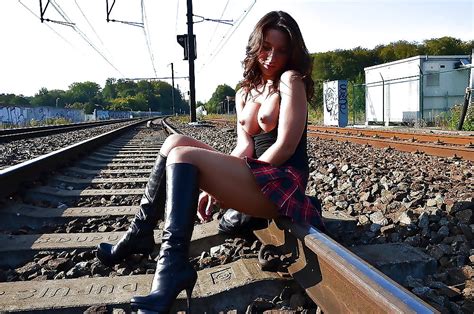 naked at the railroad track 3 86 pics xhamster