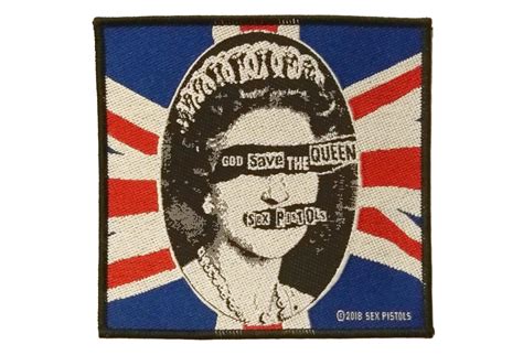 Sex Pistols God Save The Queen Woven Patch