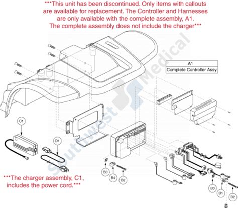 scu scu gogo ultra  wheel replacement parts controller electronics assembly rear