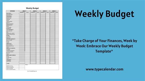 printable weekly budget templates google sheets excel