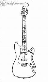 Coloring Pages Guitar Outline Books Printable Music Colouring Drawing Turn Adults Choose Board Les Paul Guitars Drawings Sheets Book sketch template