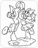 Daisy Disneyclips Daffy Cricut Donaldduck sketch template