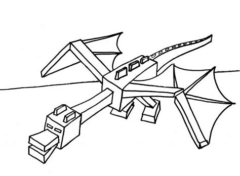 top minecraft ender dragon coloring pages  children coloring pages
