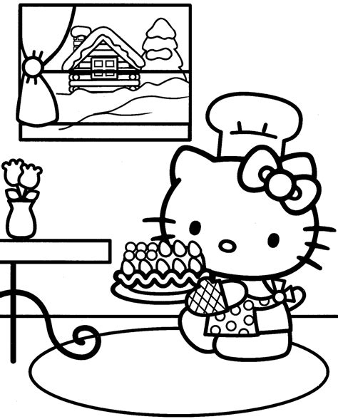 kitty coloring pages  print coloring pages