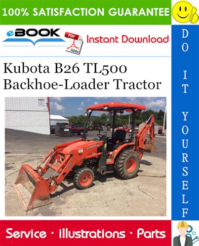 kubota  tl backhoe loader tractor parts manual