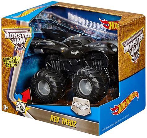 hot wheels monster jam  rev tredz batman truck  vehicle mattel