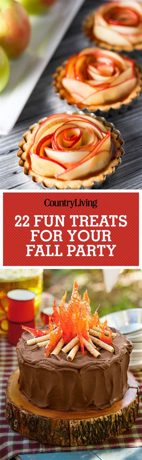 easy fall dessert recipes  treats  autumn parties