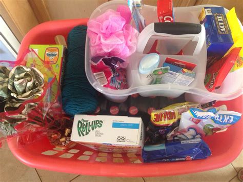 Going Away To College T Basket I Made My Little Cousin With Her