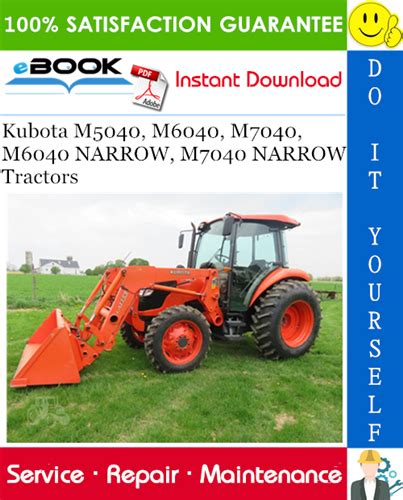 kubota     narrow  narrow tractors service repair manual repair