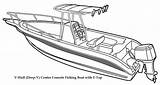 Boat Drawing Coloring Speed Line Yacht Fishing Pages Motor Simple Drawn Draw Drawings Step Easy Clipart Oat Transparent Getdrawings Paintingvalley sketch template