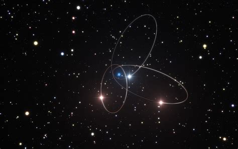 stars orbiting supermassive black hole show einstein    universe today