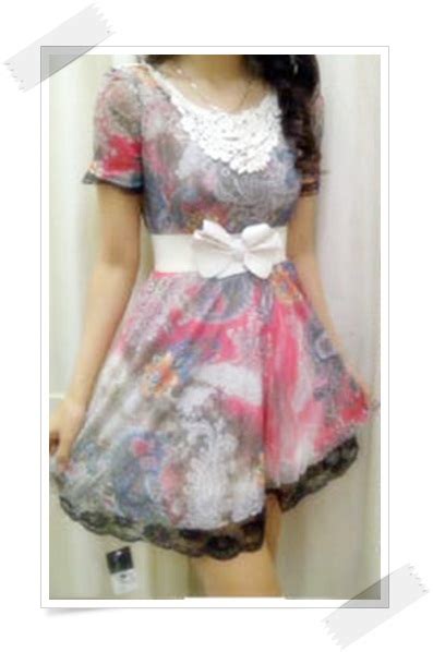 [batik Kombinasi] Model Dress Batik Terbaru