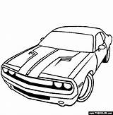 Challenger Dodge Drawing Coloring Getdrawings sketch template