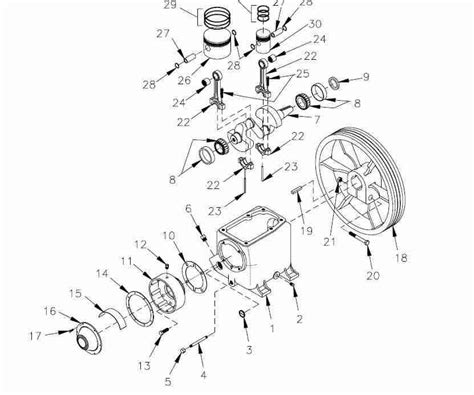 champion znr main bearing replacement air compressor parts factory air compressor parts