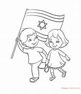 Hebrew דפי ציעה ליום העצמאות Yom ישראל Haatzmaut Israel sketch template