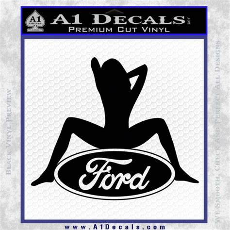 Sexy Ford Girl Decal Sticker V1 A1 Decals