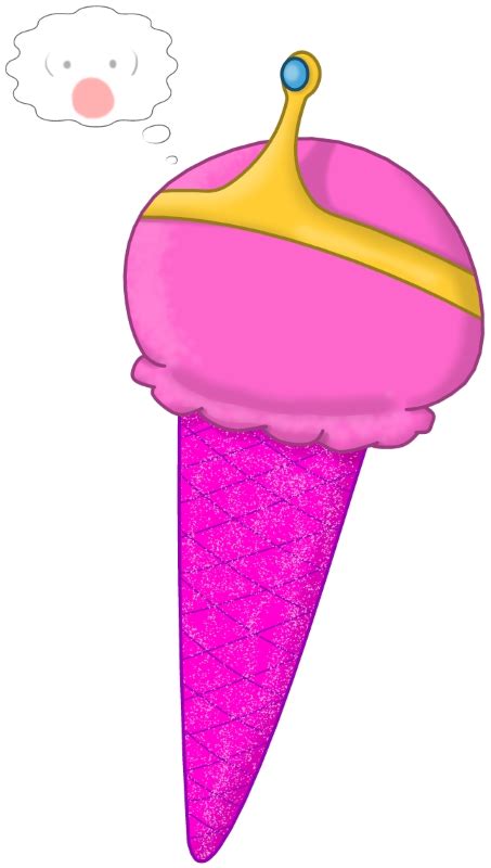 Princess Bubblegum Flavour Ice Cream By P1nkapple On
