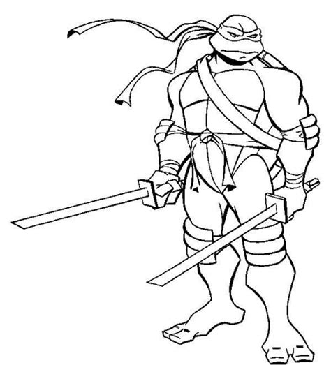 ninja turtle coloring page  printable