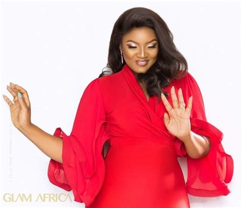 Nollywood Actress Omotola Jolade Stuns In Red As She Emerges From