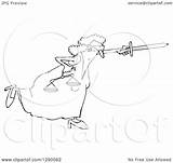 Blindfolded Scales Lunging Justice Fighting Lady Forward Illustration Pointing Sword Royalty Clipart Djart Vector Dennis Cox sketch template