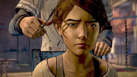 Javi Gives Clementine A Haircut Crush On Gabe Episode 5 The Walking