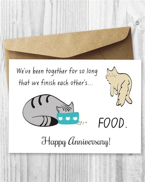 happy anniversary card printable funny anniversary card etsy