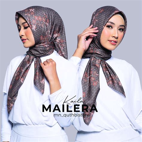 jual hijab motif elzatta terbaru termurah  kaila mailera