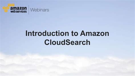 started  amazon cloudsearch