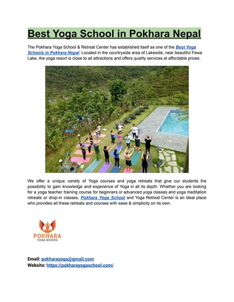 yoga schools  pokhara nepal  ken adams issuu