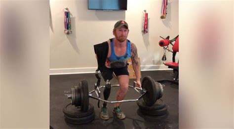 Double Amputee Lifter Jared Bullock Bangs Out 310 Lb