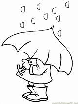 Spring Coloring Pages Umbrella Onlycoloringpages sketch template