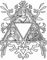 Triforce Zelda Deviantart Logo Journals Groups Chat Portfolio Wallpaper Forum sketch template