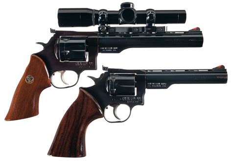 wesson revolvers  scoped  wesson model  double action revolver