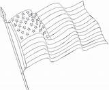 Flag Drawing Flying American Coloring Getdrawings Gif sketch template
