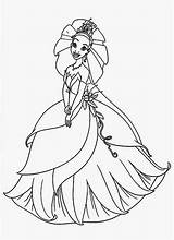 Tiana Princesa Princesas Sapo Dress Princesses Coloringme Risco Familjenudda sketch template