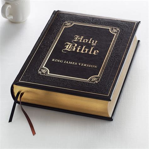 holy bible large print family edition kjv brown celebrate faith