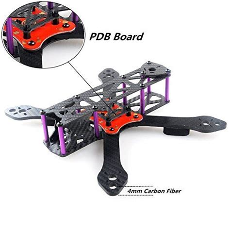 droneacc quadcopter frame kit   pdbstrong  light weight  design drone frame  mm