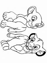 Simba Coloring Pages Printable Bright Colors Favorite Choose Color Kids sketch template