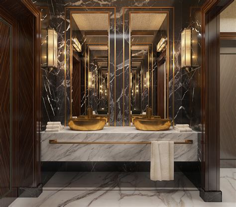 luxury bathroom  behance