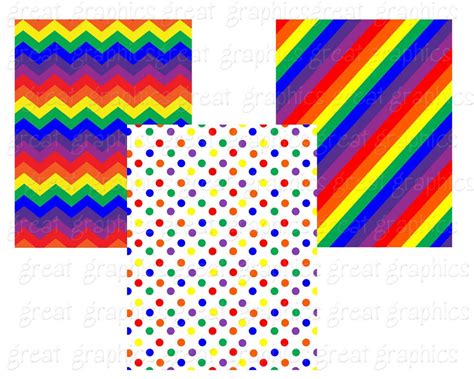 rainbow paper rainbow party digital paper printable rainbow
