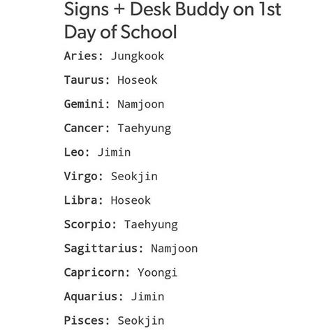 bts horoscopes part  armys amino