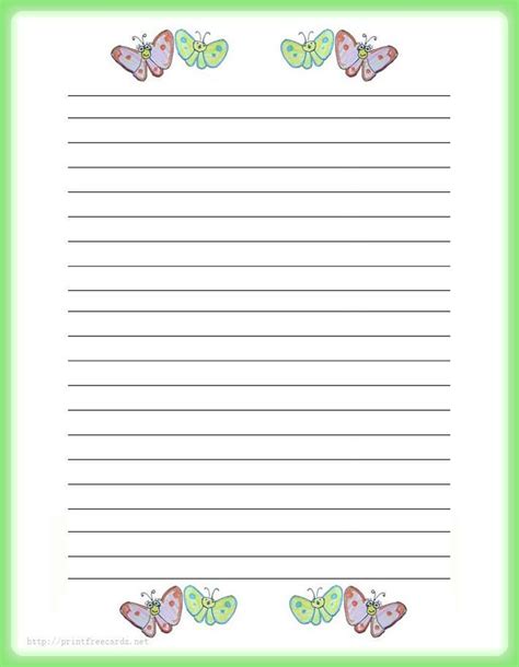 printable lined paper  letter writing  printable blank
